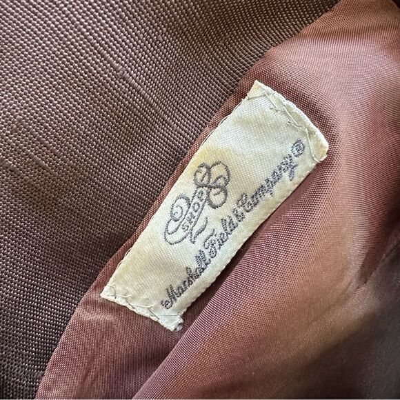 Vintage 1960’s Patrick de Barentzen Belted Dress in Brown Size 12 - Picture 7 of 7